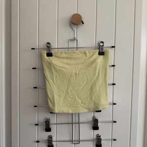 American Eagle Outfitters Light Yellow Mini Skirt